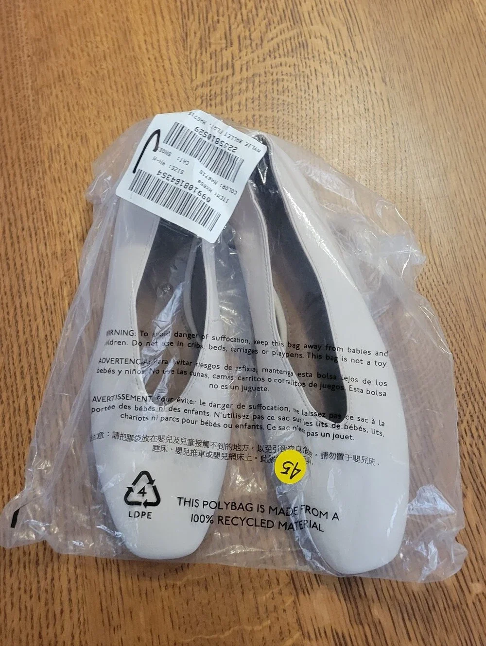 Madewell Mylie Ballet Flat - Pebble Stone